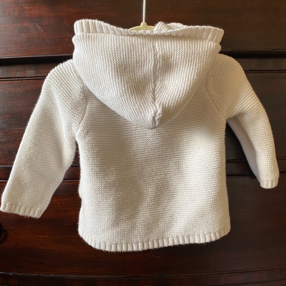 Old Navy Knit Hooded Baby Jacket 6-12 month Gender Neutral - Picture 2 of 2